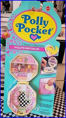Polly Pocket Polly's Hair Salon Vintage Bluebird Toys 1992