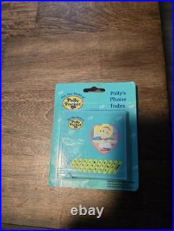 Polly Pocket Polly's PHONE INDEX 1992 Vintage Bluebird SEALED Super RARE NEW