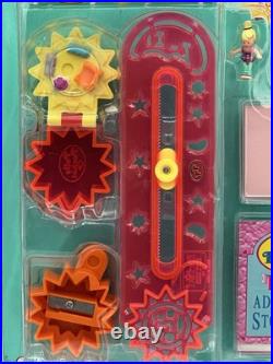 Polly Pocket Polly's STARBURST RULER & SHARPENER 1995 Vintage Bluebird NIP NEW