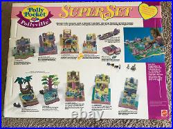 Polly Pocket Pollyville 1995 SuperSet Sealed NRFB EXTREMELY RARE MINT