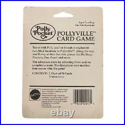 Polly Pocket Pollyville Card Game Vtg 1994 Mattel Sealed NIP New On Card
