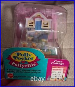 Polly Pocket Pollyville Cozy Cottage Playset Mattel Polly Vintage 1994 NIB! RARE