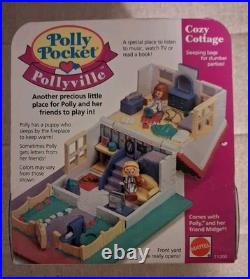 Polly Pocket Pollyville Cozy Cottage Playset Mattel Polly Vintage 1994 NIB! RARE