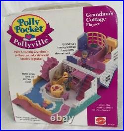 Polly Pocket Pollyville Grandmas Cottage Dolls 1994 Rare Sealed New Vintage MIB
