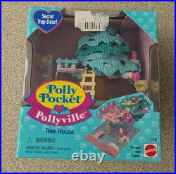 Polly Pocket Pollyville Tree House 1994 Vintage Bluebird New In Box