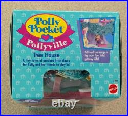 Polly Pocket Pollyville Tree House 1994 Vintage Bluebird New In Box