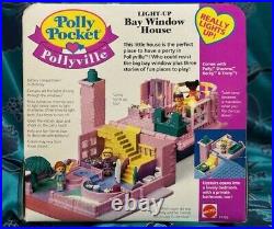 Polly Pocket Pollyville Vintage Light-up Bay Window House Nib