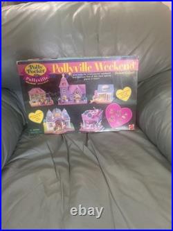 Polly Pocket Pollyville Weekend Deluxe Gift Set Mattel 14359 New Vintage Rare