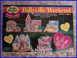 Polly Pocket Pollyville Weekend Deluxe Gift Set Mattel 14359 New Vintage Rare