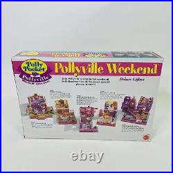 Polly Pocket Pollyville Weekend Deluxe Gift Set Mattel 14359 New Vintage Rare