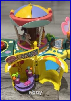 Polly Pocket Pollyworld Amusement Park & Figures & Car Working Vintage 2002 Polly Pocket Pollyworld Amusement Park & Figures & Car Working Vintage 2002