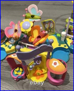 Polly Pocket Pollyworld Amusement Park & Figures & Car Working Vintage 2002 Polly Pocket Pollyworld Amusement Park & Figures & Car Working Vintage 2002