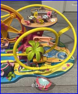 Polly Pocket Pollyworld Amusement Park & Figures & Car Working Vintage 2002 Polly Pocket Pollyworld Amusement Park & Figures & Car Working Vintage 2002