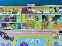 Polly Pocket Pool Party Hotel Playset COMPLETE 1989 Bluebird vintage