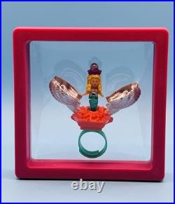 Polly Pocket Pretty PEARL MERMAID Ring COMPLETE 1994 Vintage Bluebird