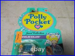 Polly Pocket Princess 1992 Ice Kingdom Jeweled Iceland Bluebird COMPLETE Vintage