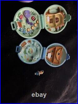 Polly Pocket Princess Jeweled Chain Compacts 1992 Vintage Bluebird