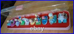 Polly Pocket RING CASE WITH 10 RINGS Vintage Complete 1989 Bluebird Toys