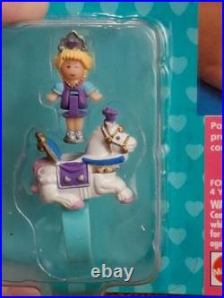 Polly Pocket Rings Keepsake Jewel Collection NOC NRFP Vintage 1990s Lot Of 6