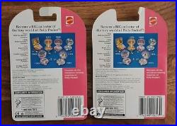 Polly Pocket Rings Keepsake Jewel Collection NOC NRFP Vintage 1990s Lot Of 6