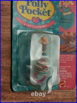 Polly Pocket Rings Keepsake Jewel Collection NOC NRFP Vintage 1990s Lot Of 6