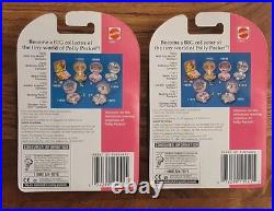 Polly Pocket Rings Keepsake Jewel Collection NOC NRFP Vintage 1990s Lot Of 6