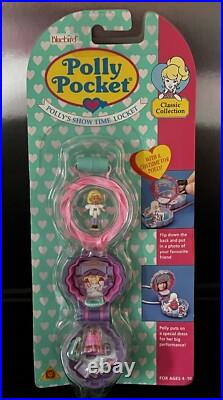 Polly Pocket SHOWTIME Show Time LOCKET 1995 Vintage Bluebird Toys NEW