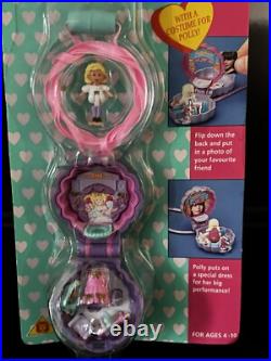 Polly Pocket SHOWTIME Show Time LOCKET 1995 Vintage Bluebird Toys NEW