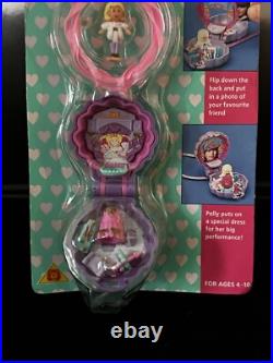 Polly Pocket SHOWTIME Show Time LOCKET 1995 Vintage Bluebird Toys NEW