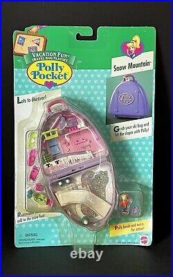 Polly Pocket SNOW MOUNTAIN 1996 Vintage Bluebird NEW SEALED