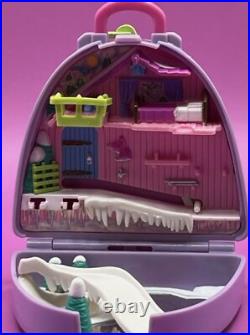 Polly Pocket SNOW MOUNTAIN Vintage 1996 Bluebird EUC All Original 100% COMPLETE