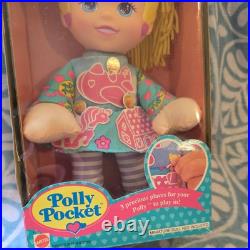Polly Pocket SOFT & HUGGABLE PLUSH DOLL 1995 Vintage NEW SEALED Mattel 69075 Polly Pocket SOFT & HUGGABLE PLUSH DOLL 1995 Vintage NEW SEALED Mattel 69075