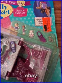 Polly Pocket SPARKLE SNOWLAND Enchanted Storybooks 1996 Playset NRFP Sealed