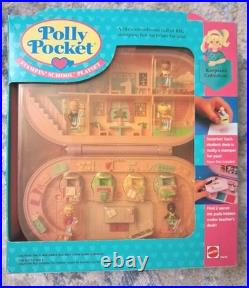 Polly Pocket STAMPIN' SCHOOL Playset 1993 Keepsake Collection Bluebird Toys NIP