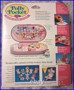 Polly Pocket STAMPIN' SCHOOL Playset 1993 Keepsake Collection Bluebird Toys NIP