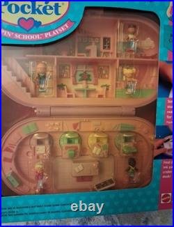 Polly Pocket STAMPIN' SCHOOL Playset 1993 Keepsake Collection Bluebird Toys NIP