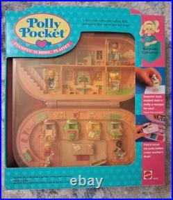Polly Pocket STAMPIN' SCHOOL Playset 1993 Keepsake Collection Bluebird Toys NIP