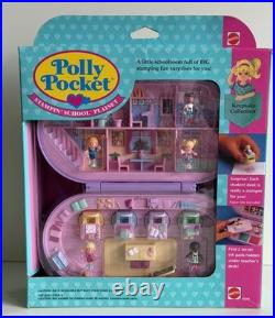 Polly Pocket STAMPIN SCHOOL Stamper Playset 1992 Vintage Bluebird NEW