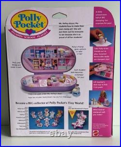 Polly Pocket STAMPIN SCHOOL Stamper Playset 1992 Vintage Bluebird NEW