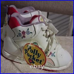 Polly Pocket Sneakers Shoes Toddler Size 8 1/2. Brand New With Tag Vintage