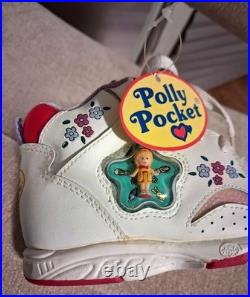 Polly Pocket Sneakers Shoes Toddler Size 8 1/2. Brand New With Tag Vintage