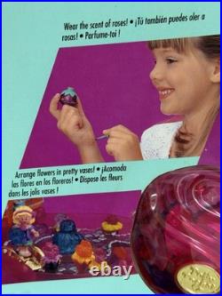 Polly Pocket Sparkle Surprise SWEET ROSES Playset 1996 Vintage Bluebird NEW