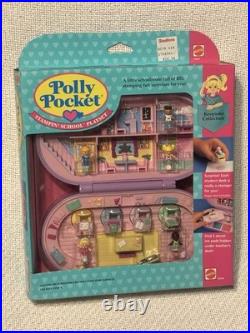 Polly Pocket Stampin School Playset Sealed Box! 1993 Bluebird Toys Vintage