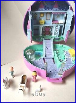 Polly Pocket Starlight Castle Pink Heart Compact (Lights Up) Vintage Play Set