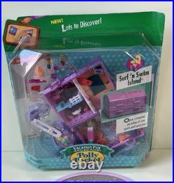 Polly Pocket Surf'n Swim Island Playlet 1996 Vintage Bluebird NIP NEW SEALED