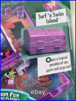 Polly Pocket Surf'n Swim Island Playlet 1996 Vintage Bluebird NIP NEW SEALED