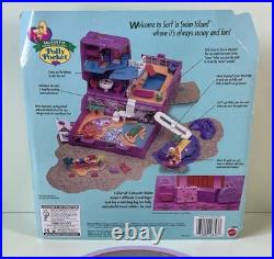 Polly Pocket Surf'n Swim Island Playlet 1996 Vintage Bluebird NIP NEW SEALED