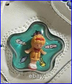 Polly Pocket Toddler Sneakers Shoes Size 8.5 New With Tags Mattel RARE Vintage