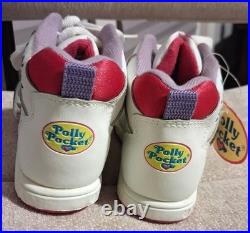 Polly Pocket Toddler Sneakers Shoes Size 8.5 New With Tags Mattel RARE Vintage