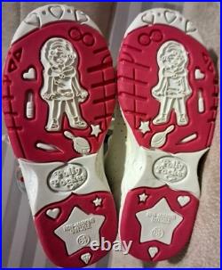 Polly Pocket Toddler Sneakers Shoes Size 8.5 New With Tags Mattel RARE Vintage